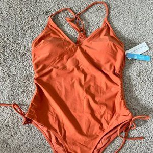 Cupshe Veda Drawstring Ruched One Piece Swimsuit